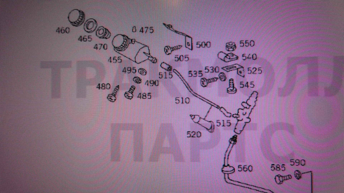 Tülle Nachfüllbehälter Geberzylinder A3819970781 Mercedes Benz Baumuster: 649.237 - 2635 A 3335 3535 AK