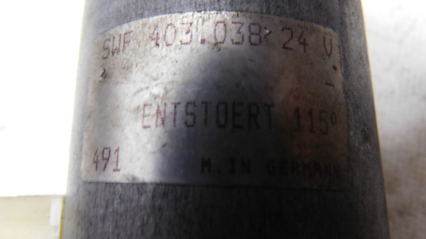 Wischermotor Scheibenwischermotor Getriebemotor 24V DC SWF VALEO NIDEC ITT 403.038