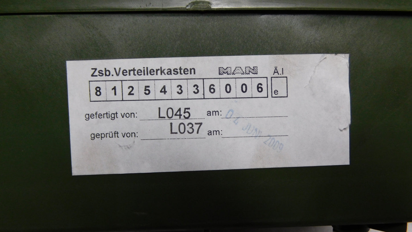 Verteilerkasten 81254336006 MAN LKW D Motoren