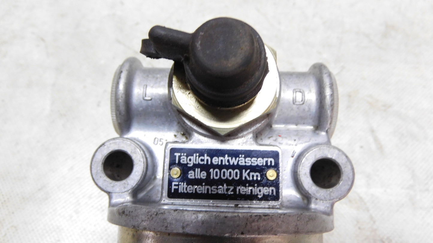 Wasser Abscheider Wegeventil mit Filter 0457101001 Bosch Knorr Bremse