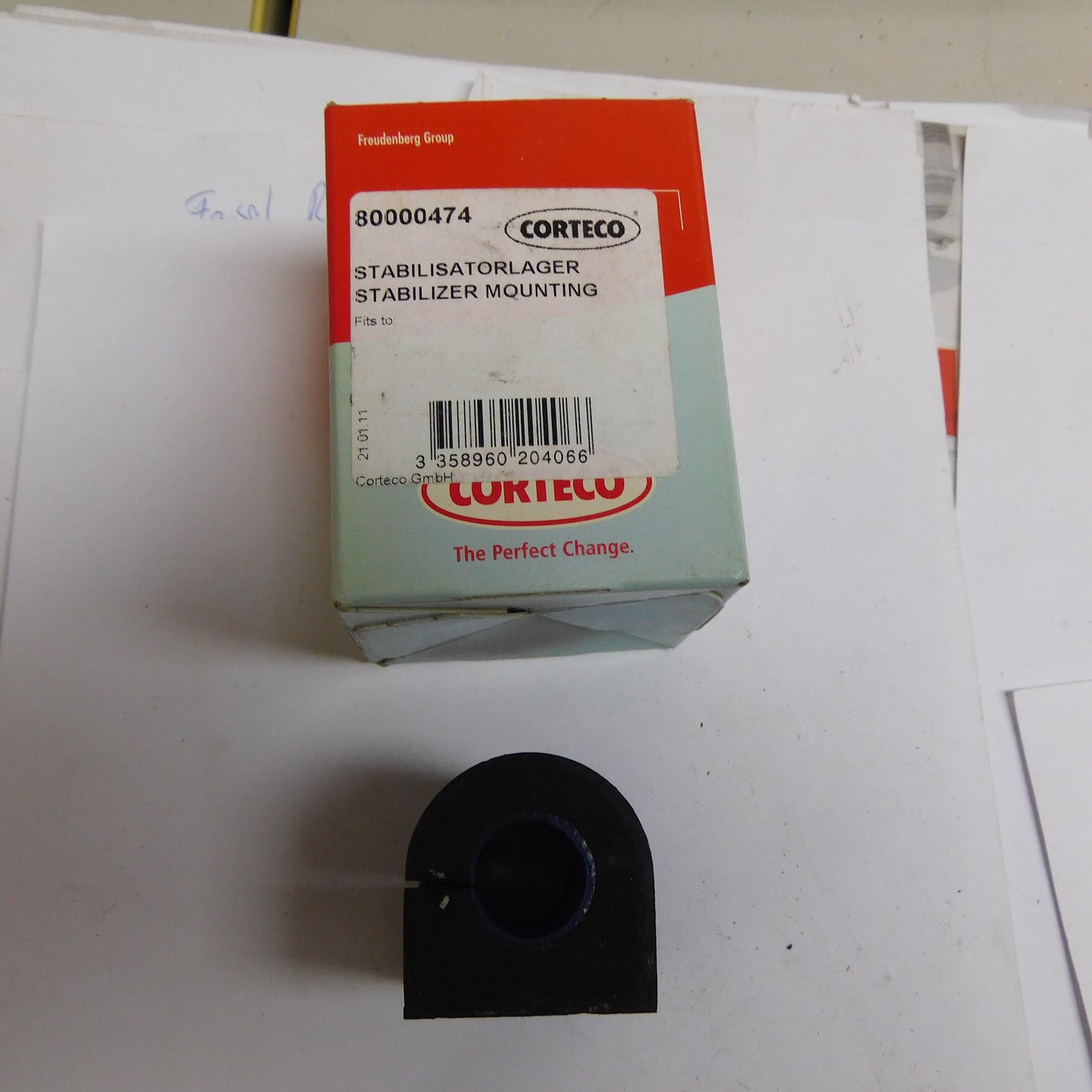 Stabilisatorlager Stabilager Stabigummis 80000474 Corteco Ford Transit Mk3 Mk4
