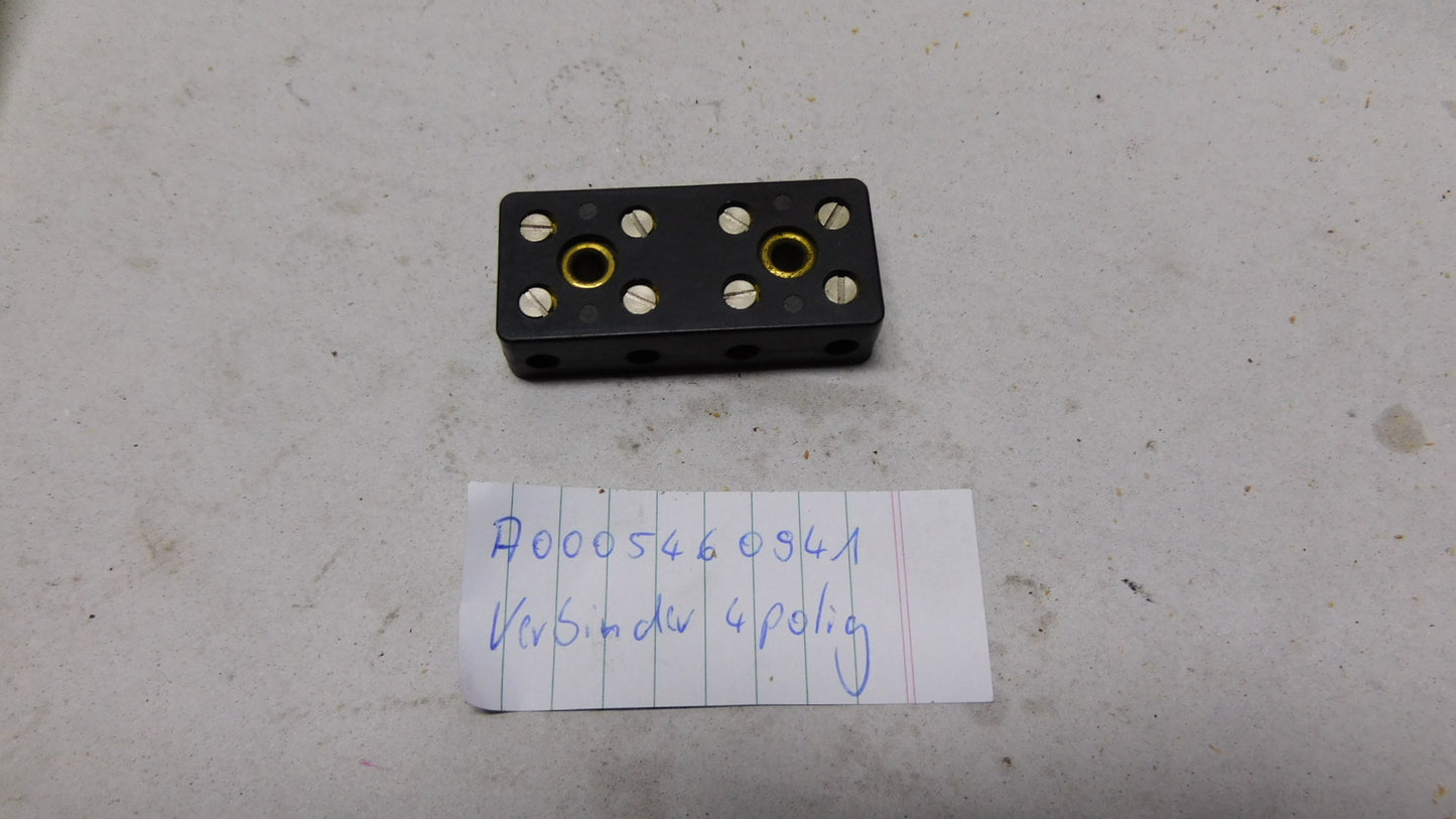 Verteilerleiste 4-polig offen Kabelverbinder A0005460941 Mercedes Unimog U403 404 406 413