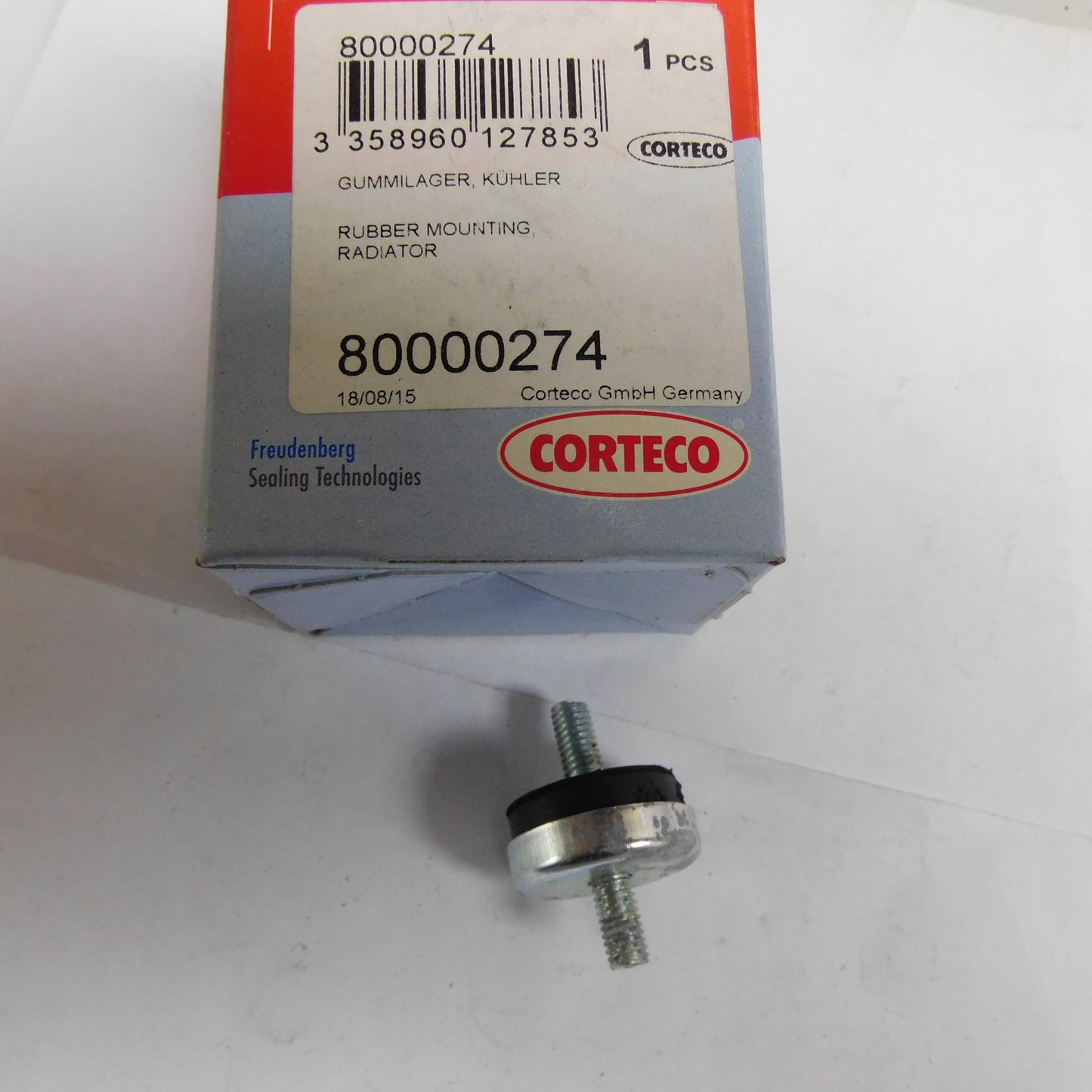 Kühlerlager Gummilager Kühler 80000274 Corteco Audi 80 90 100 C2 C3 B2 B3 B4 VW Passat Transporter T3