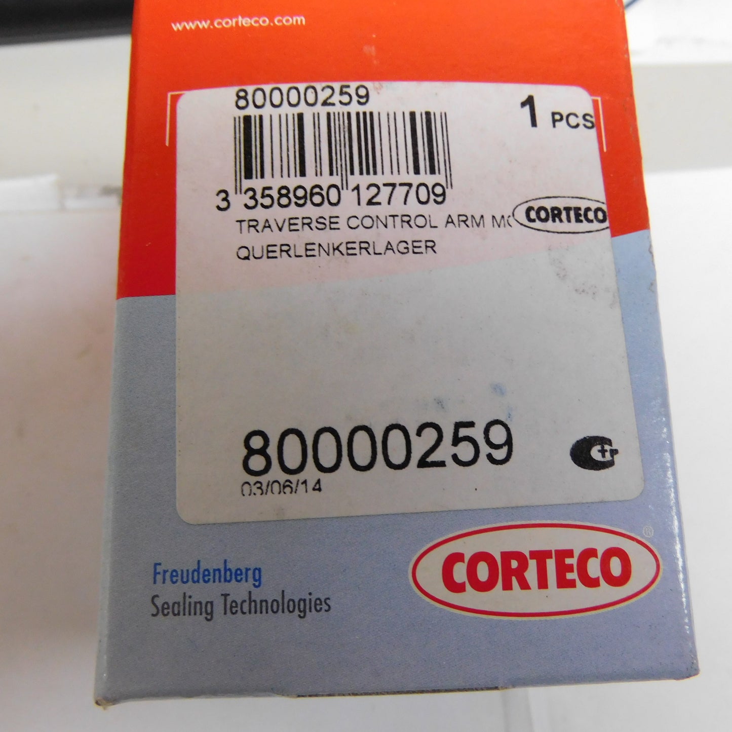 Querlenkerlager Lagerung Lenker  80000259 Corteco VW Polo Lupo Seat Arosa