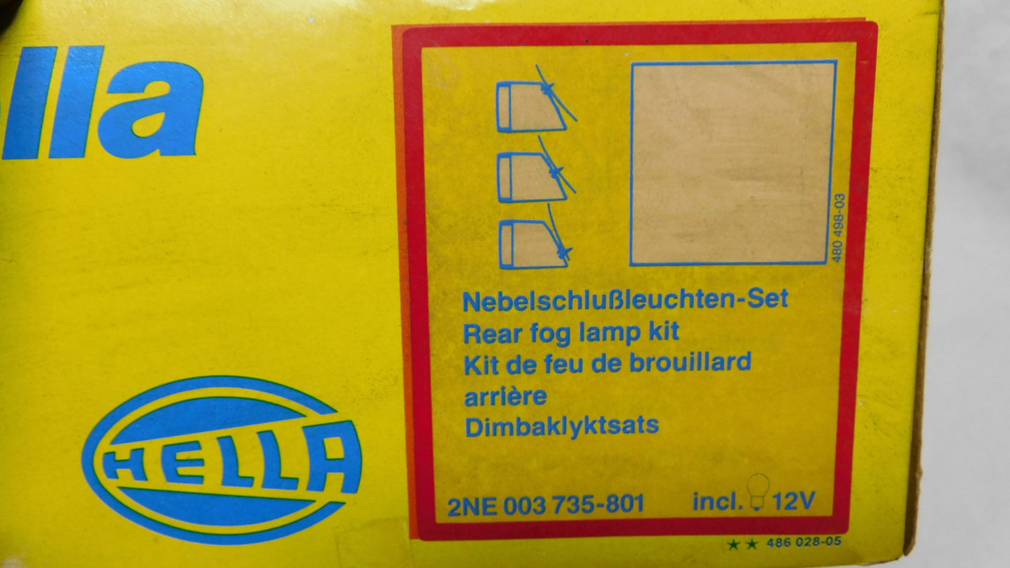 Nebelschlußleuchten Set 2NE003735-801 Oldtimer Opel VW BMW Mercedes Volvo