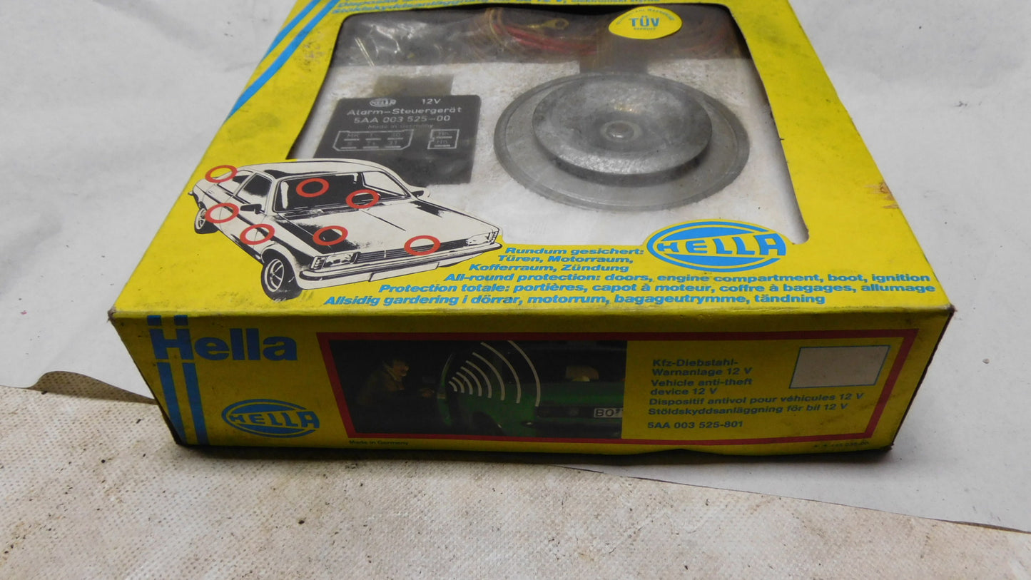 Alarmanlage Kfz Diebstahl Warnanlage 12V 5AA003525-801 Hella Opel Kadett C Limo Coupe