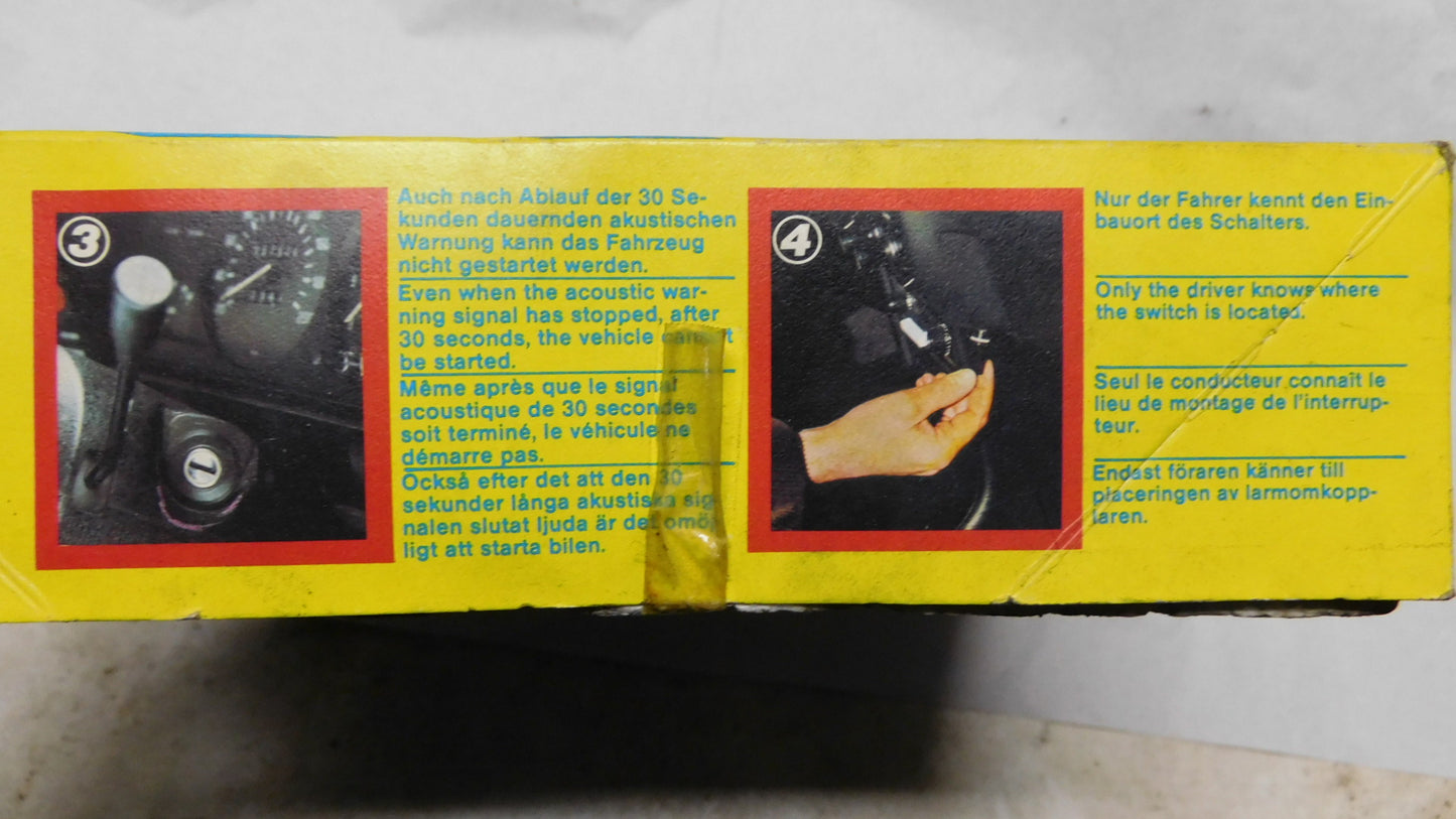 Alarmanlage Kfz Diebstahl Warnanlage 12V 5AA003525-801 Hella Opel Kadett C Limo Coupe