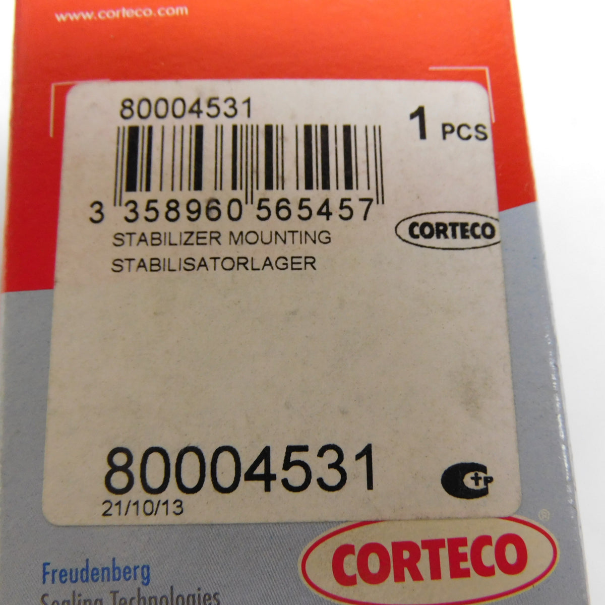 Lagerung Stabilisator Stabigummis Vorderachse 80004531 Corteco Mercedes-Benz Sprinter VW Crafter