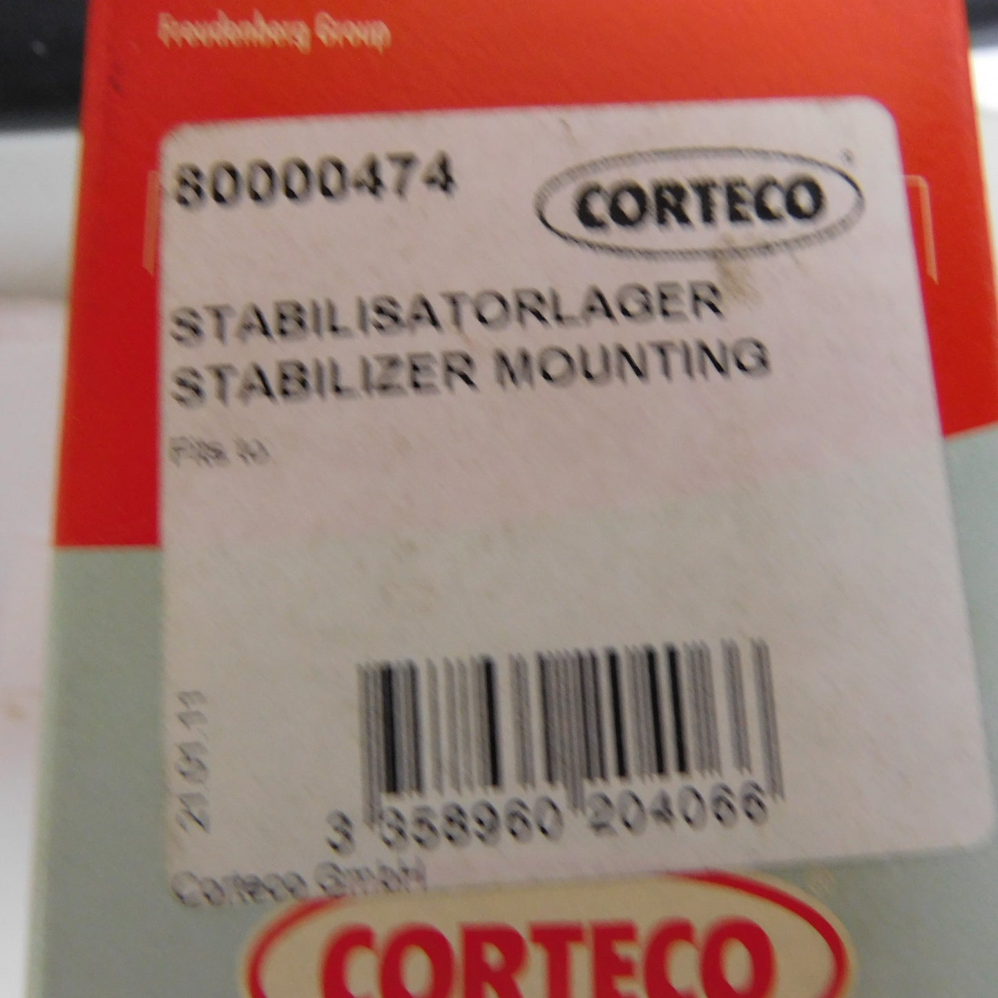 Lagerung Stabilisator Stabigummis 80000474 Corteco Ford Transit Mk3 Mk4