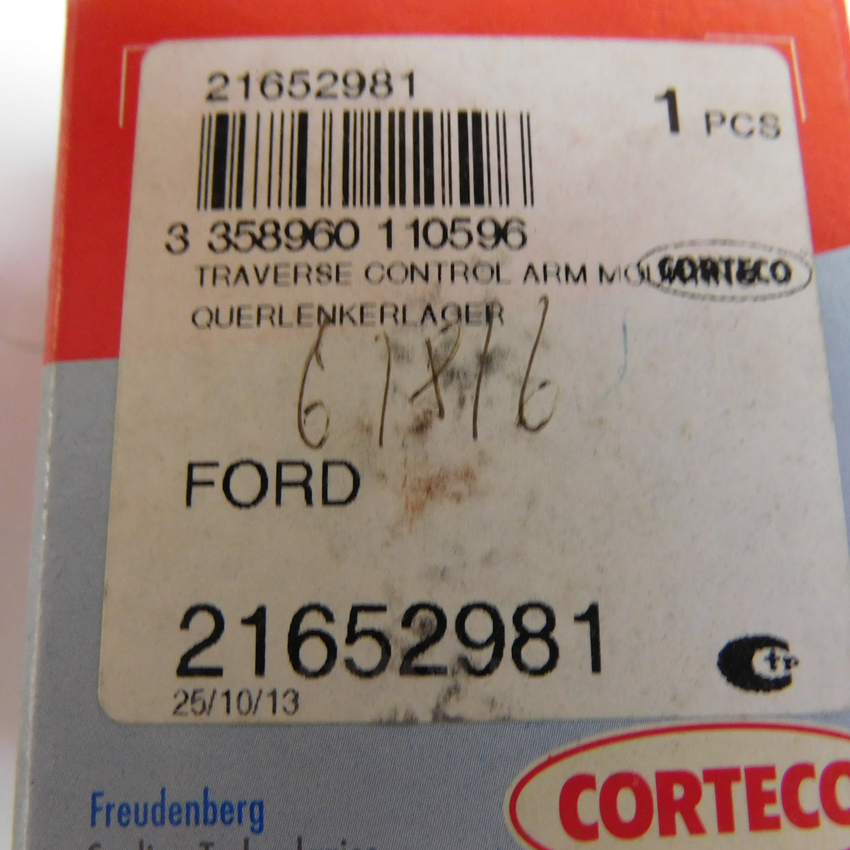 Querlenkerlager Lagerung Lenker 21652981 Corteco Ford Fiesta Mk4 Puma