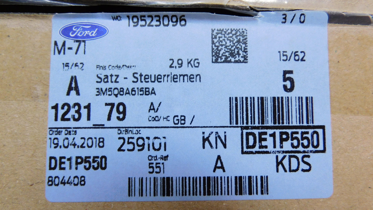 Zahnriemensatz Zahnriemen Spannrollen 1231979 Ford Focus Galaxy Kuga Mondeo