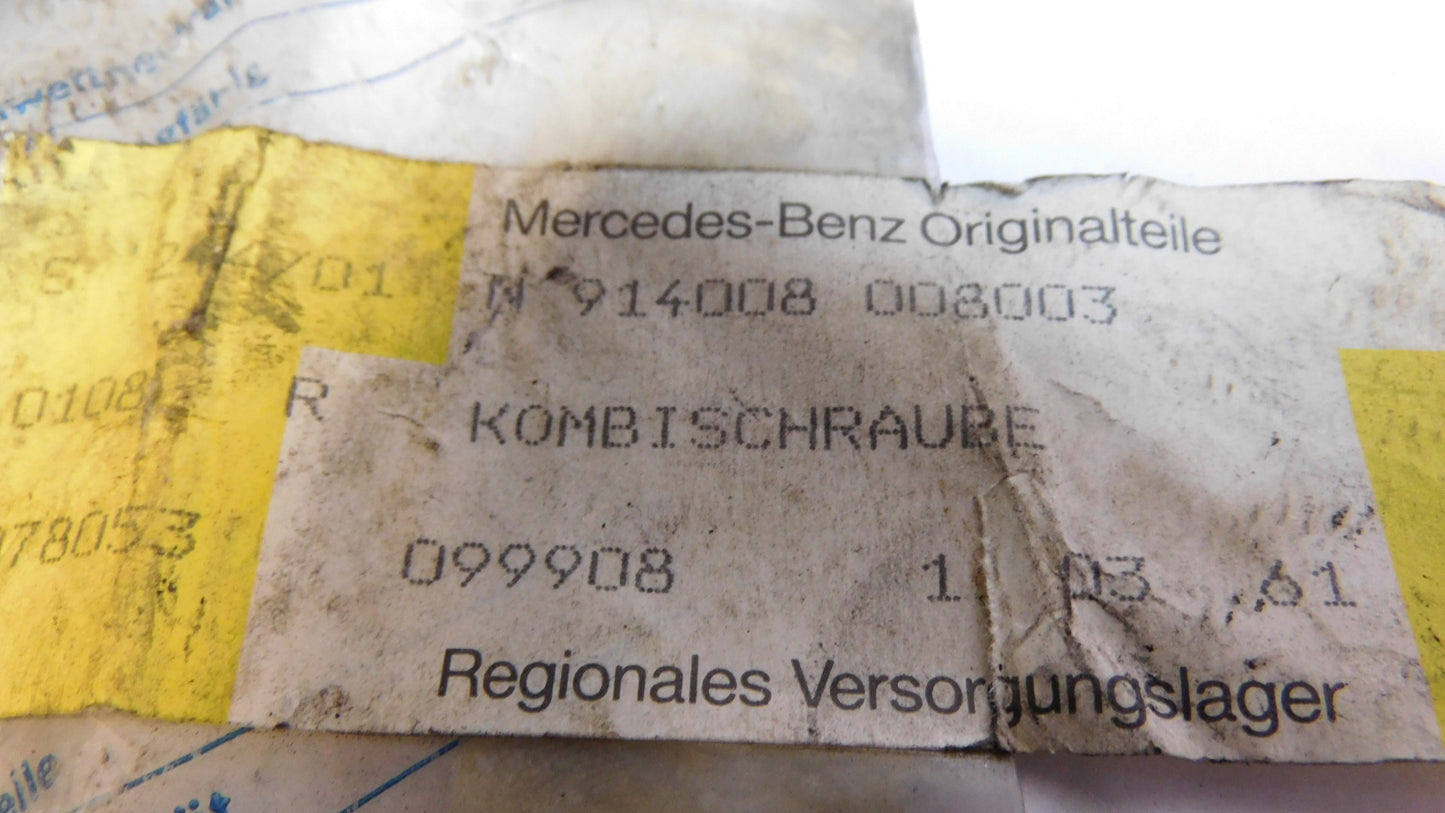 Kombischraube N914008008003 Mercedes Benz