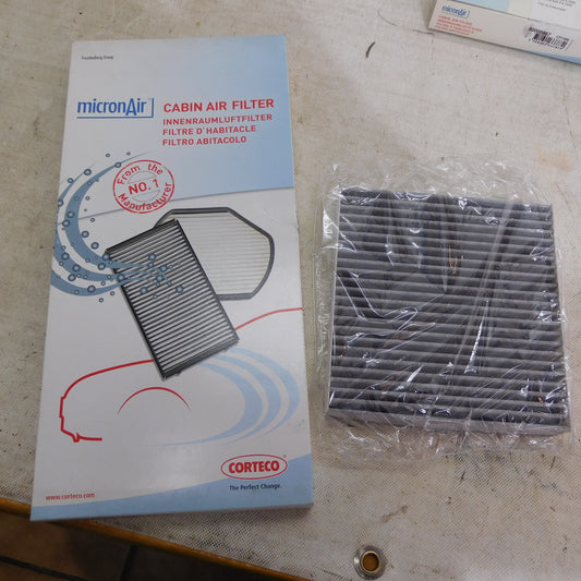 Innenraumfilter Partikelfilter Aktivkohlefilter 80004544 Corteco Fiat 500 Panda Abarth Lancia Ypsilon