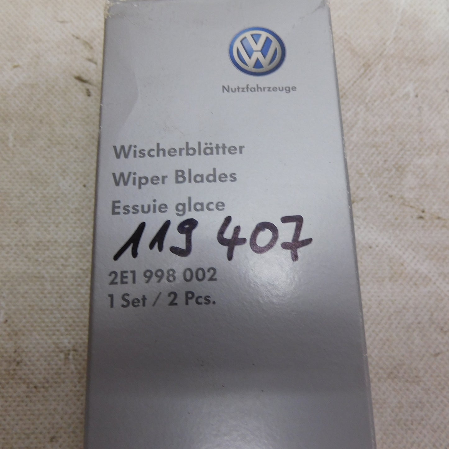 Scheibenwischer Flachbalkenwischeblatt 2E1998002 VW Nutzfahrzeuge VW Crafter Mercedes-Benz Sprinter Peugeot Boxer Fiat Ducato Citroen Jumper