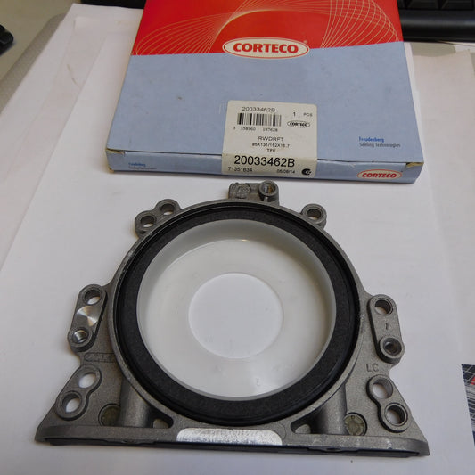 Kurbelwellensimmering Wellendichtring Kurbelwelle mit Montagehilfe getriebeseitig 20033462B Corteco Ford Skoda VW Audi Peugeot