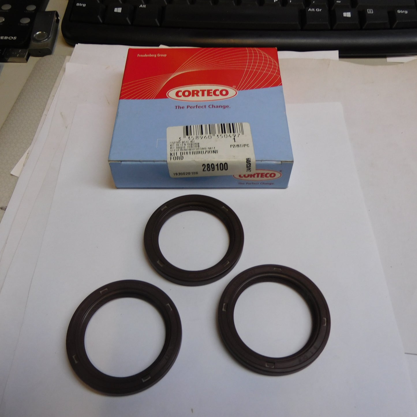 Wellendichtringsatz Motor 289100 Corteco Hyundai Coupe Accent Matrix