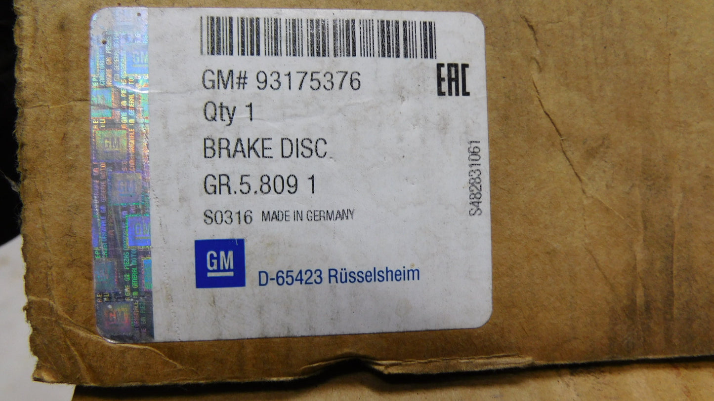 Bremsscheiben Satz Vorderachse Innenbelüftet 569006 93175376 Opel Corsa C Astra H