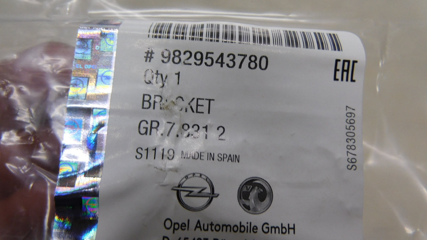 Stoßstangenhalter hinten rechts 9829543780 Opel Corsa F