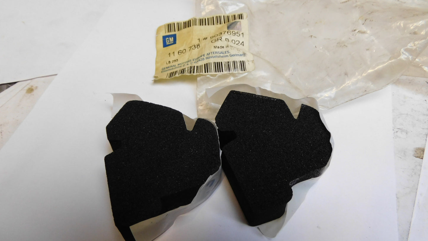 Abdichtung Motorraumabdichtung rechts 1160738 90376951 Opel Calibra Vectra A