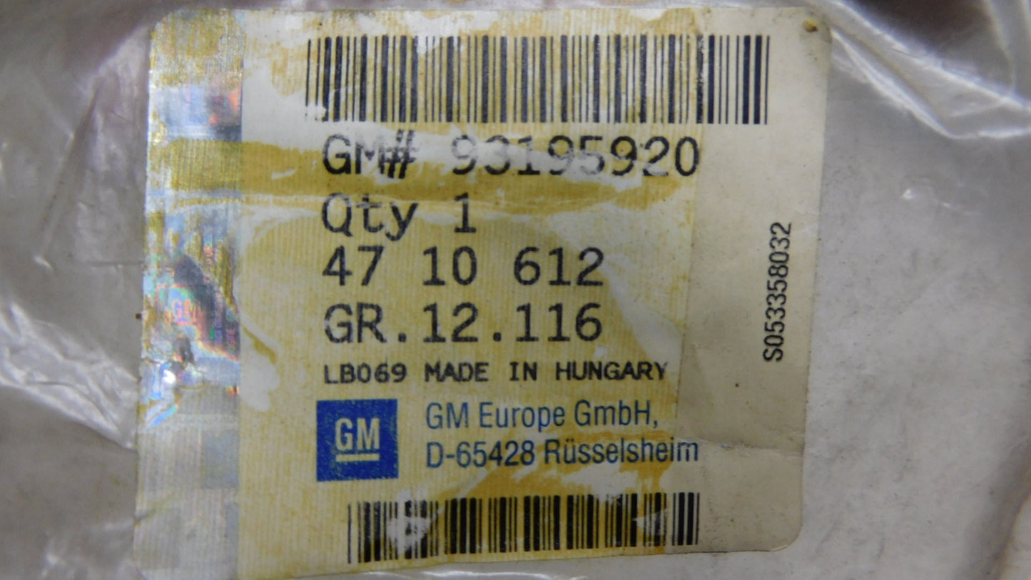Dichtung Heckleiste rechts 4710612 93195920 Opel Agila B 2008 - 2015