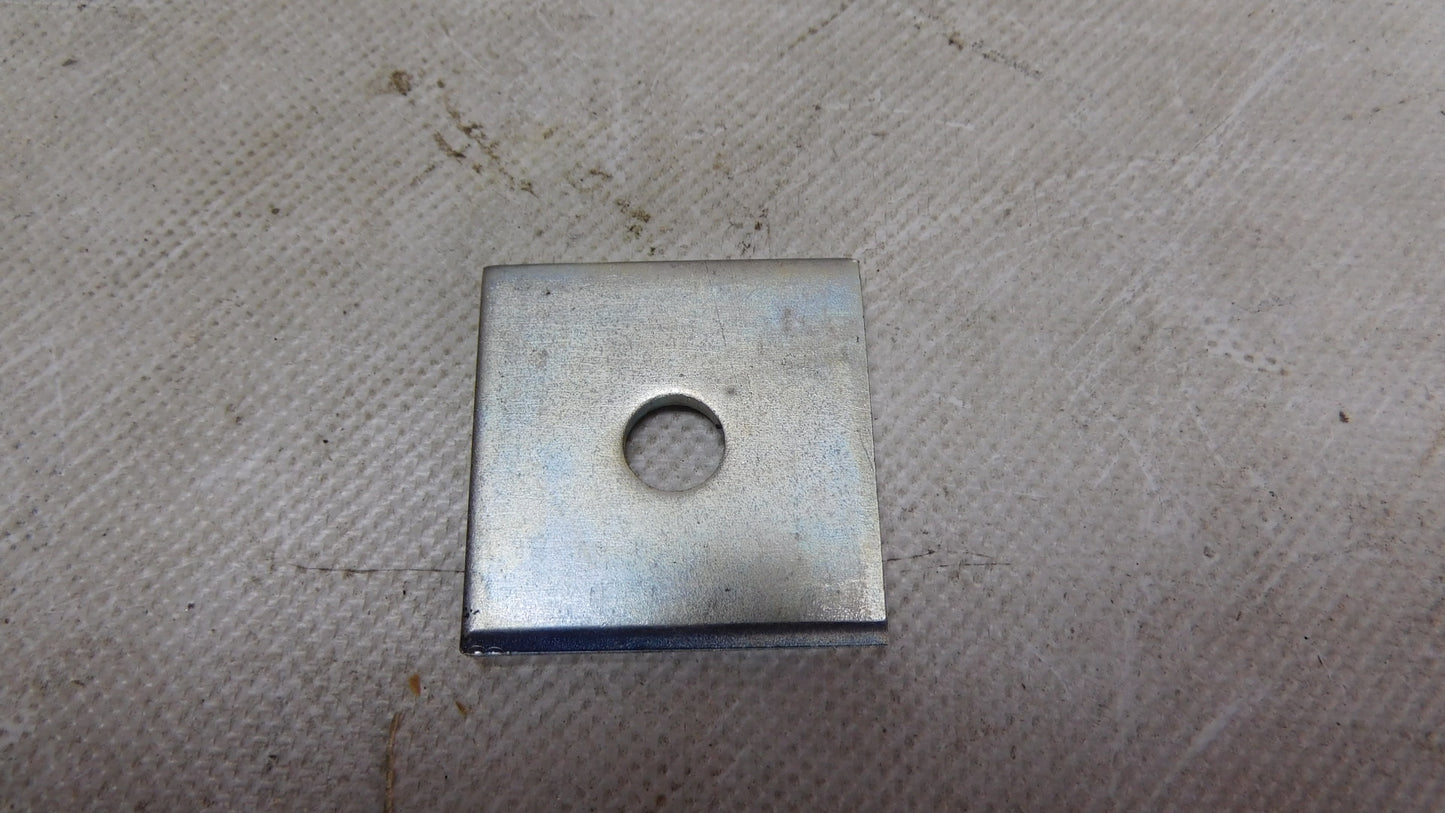 Vierkantscheibe Unterlegscheibe 40mmx40mmx4mm Loch 10mm verzinkt