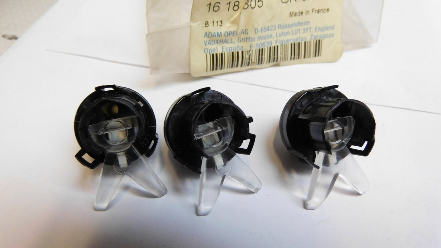 Knopf Set Umluft Heizung Klima 1618305 93178441 Opel Meriva A