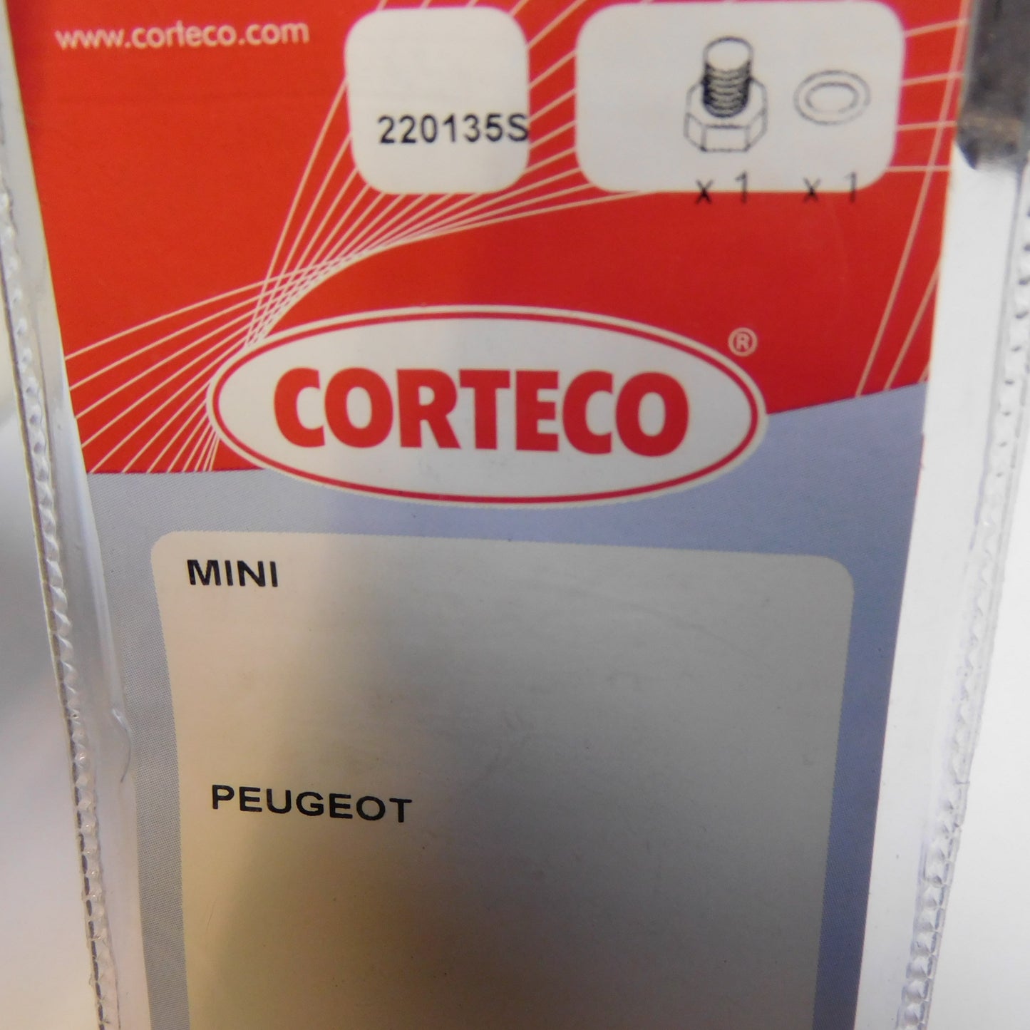 Ölablassschraube M 16 x 1,50 x 17 Schlüsselweite 8 220135S Corteco Mini Peugeot BMW Opel