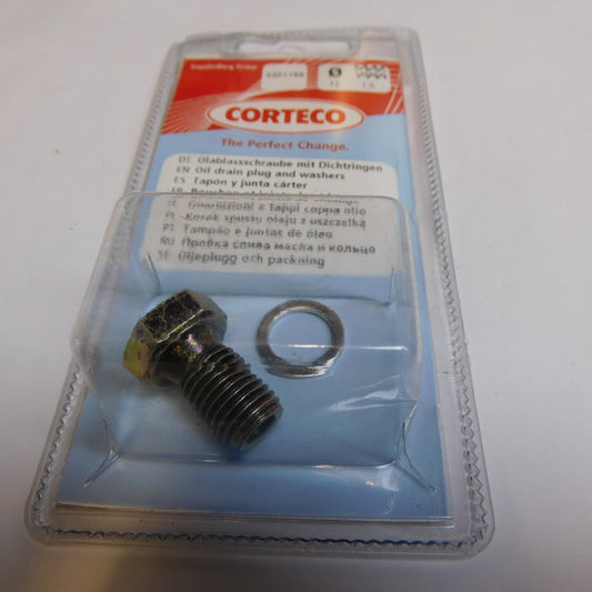 Ölablassschraube M 12 x 1,50 x 18 Schlüsselweite 17 mit Dichtring 220115S Corteco BMW X3 X5 Z3