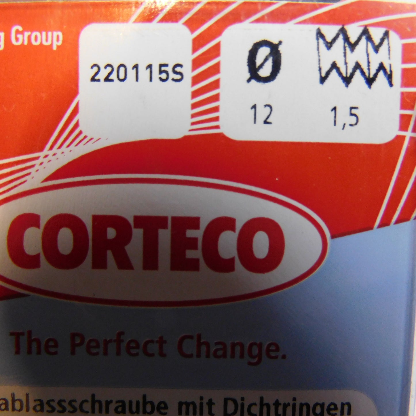 Ölablassschraube M 12 x 1,50 x 18 Schlüsselweite 17 mit Dichtring 220115S Corteco BMW X3 X5 Z3