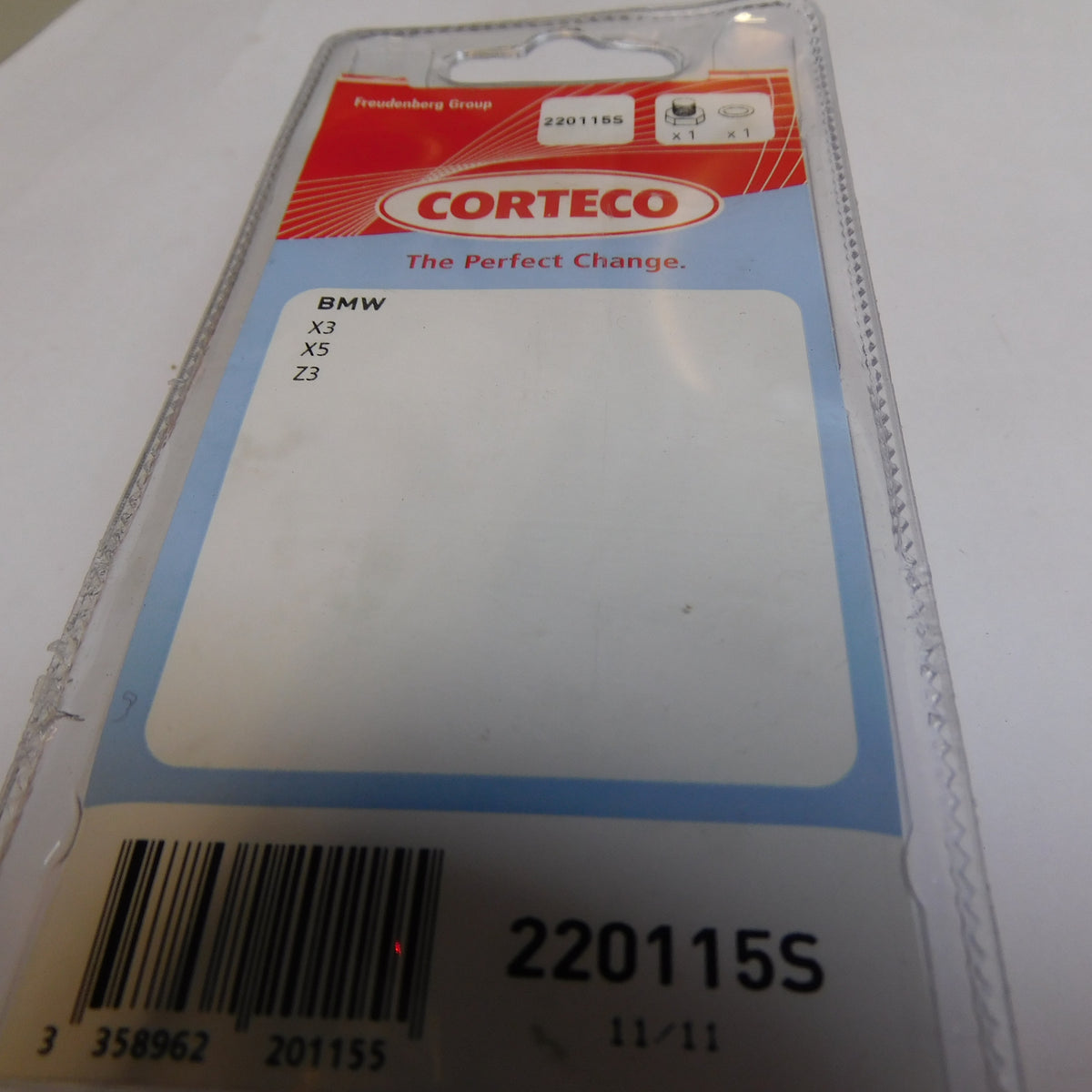 Ölablassschraube M 12 x 1,50 x 18 Schlüsselweite 17 mit Dichtring 220115S Corteco BMW X3 X5 Z3