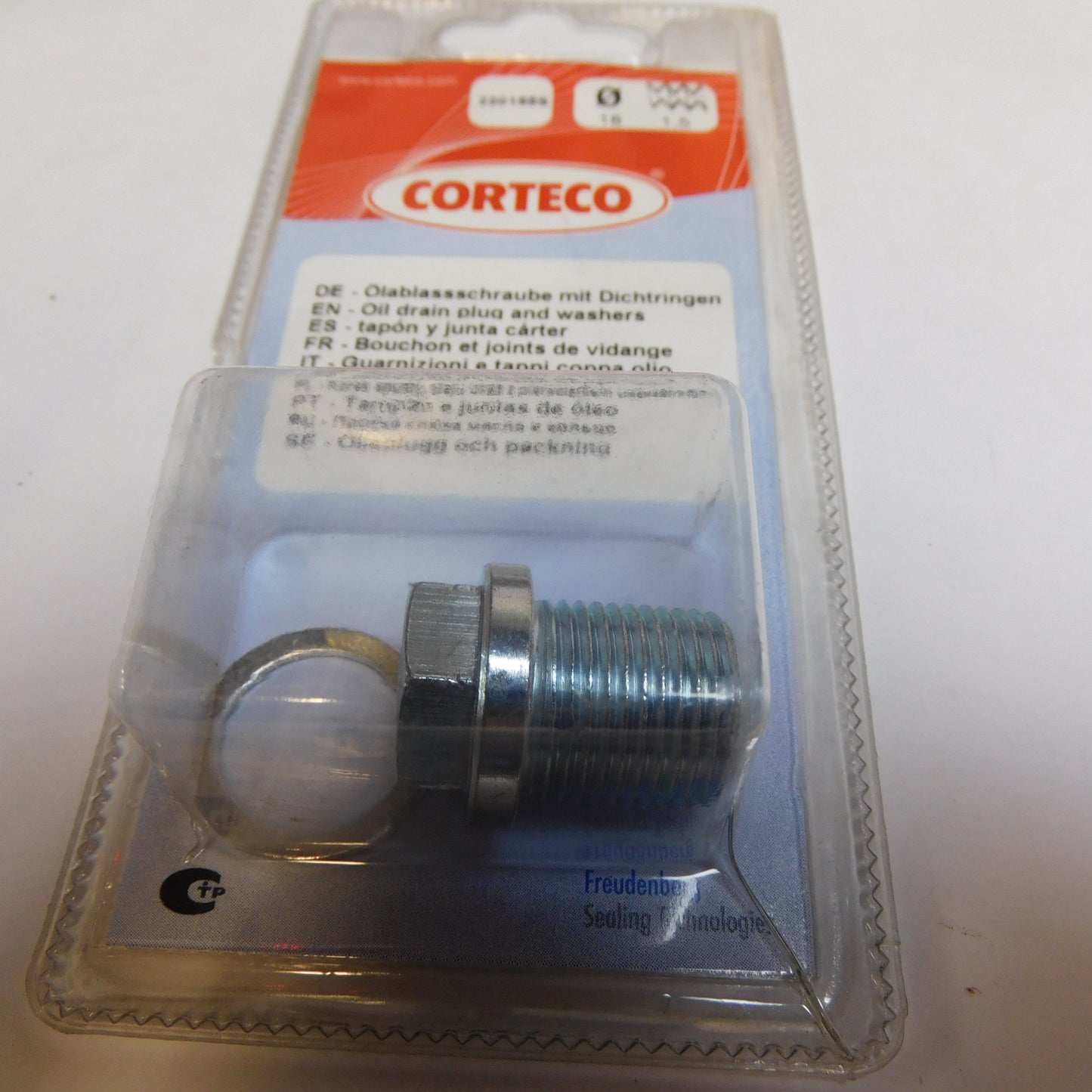 Ölablassschraube M 18 x 1,5 x 18, mit Dichtring 220155S Corteco Volvo C30 S V 40 60
