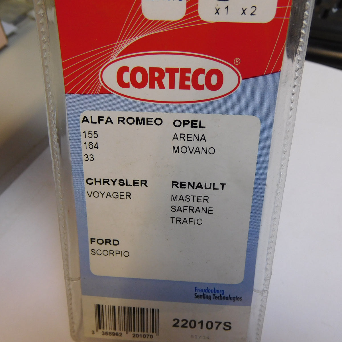 Ölablassschraube M 22 x 1,50 x 14 Schlüsselweite: 10 mit Dichtring 220107S Corteco Alfa Romeo Opel Renault Ford