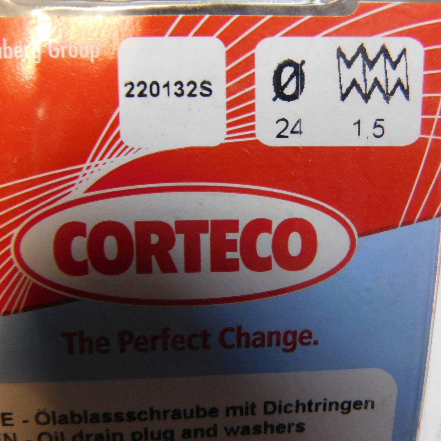 Ölablassschraube M 24 x 1,50 x 10 Schlüsselweite 10 220132S Corteco Audi 100 A6 VW