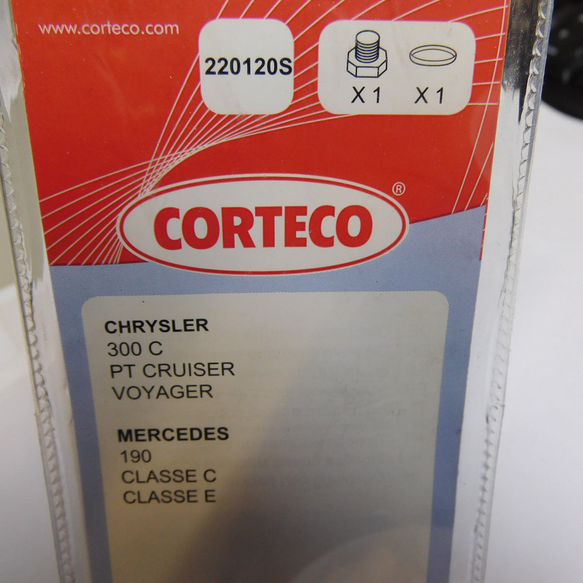 Ölablassschraube M 14 x 1,50 mit Dichtring 220120S Corteco Chrysler Mercedes 190 C E Klasse