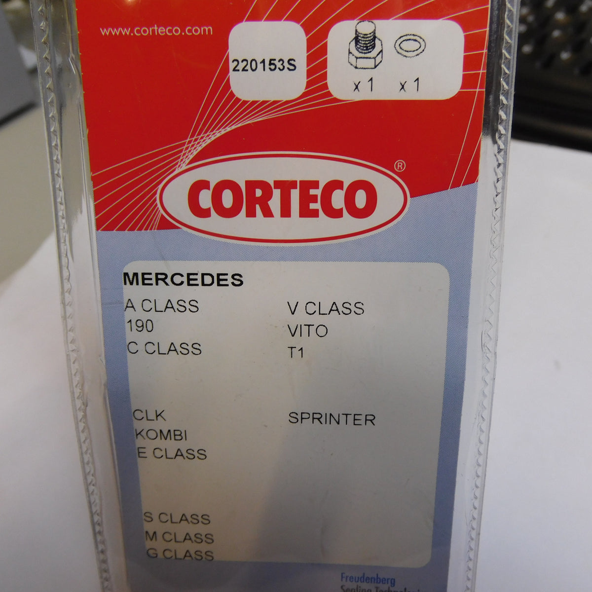 Ölablassschraube M 26 x 1,50 x 14 Schlüsselweite 14 220153S Corteco Mercedes A 190 C CLK E S M G Sprinter