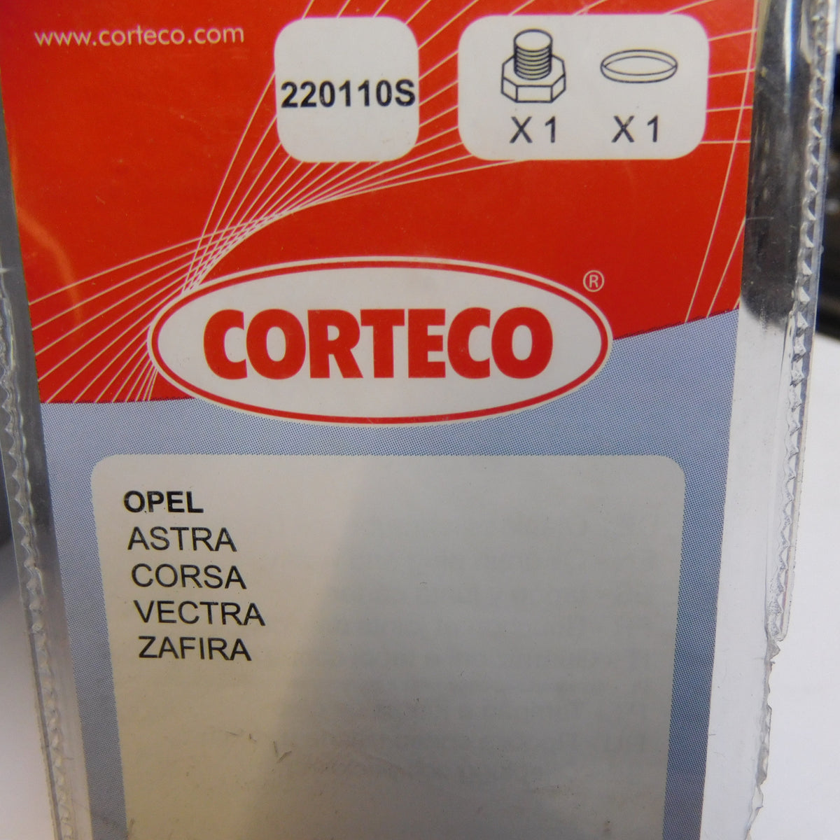 Ölablassschraube M 14 x 1,50 x 10,5 mit Dichtring 220110S Corteco Opel Astra Corsa Vectra Zafira