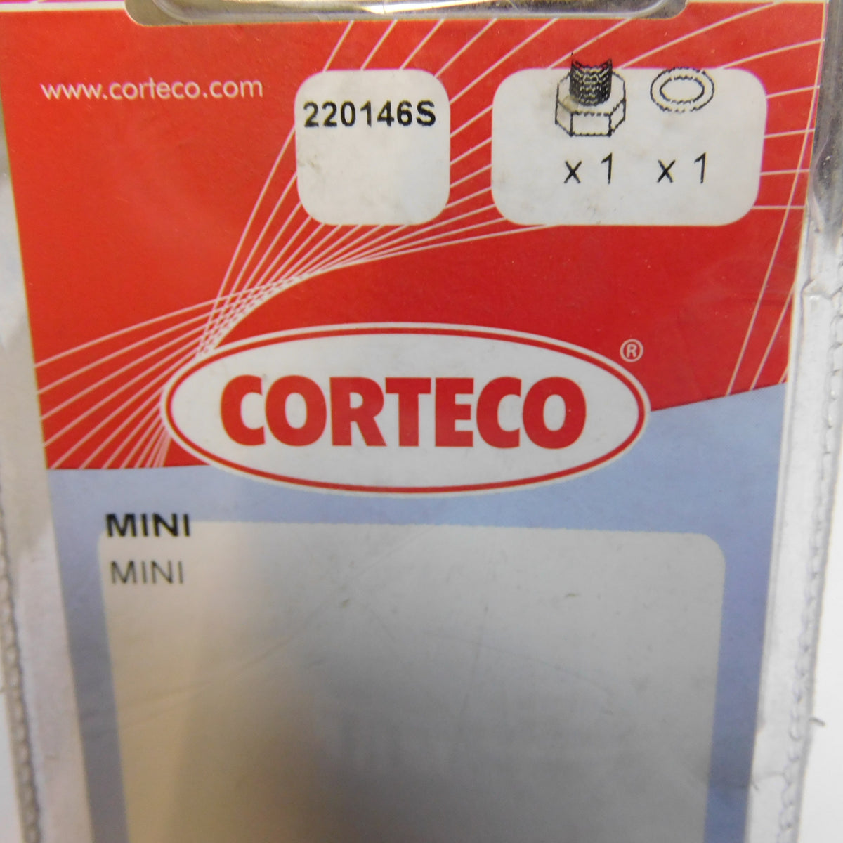 Ölablassschraube Stahl 14x1,5 mit Dichtring 220146S Corteco Mini