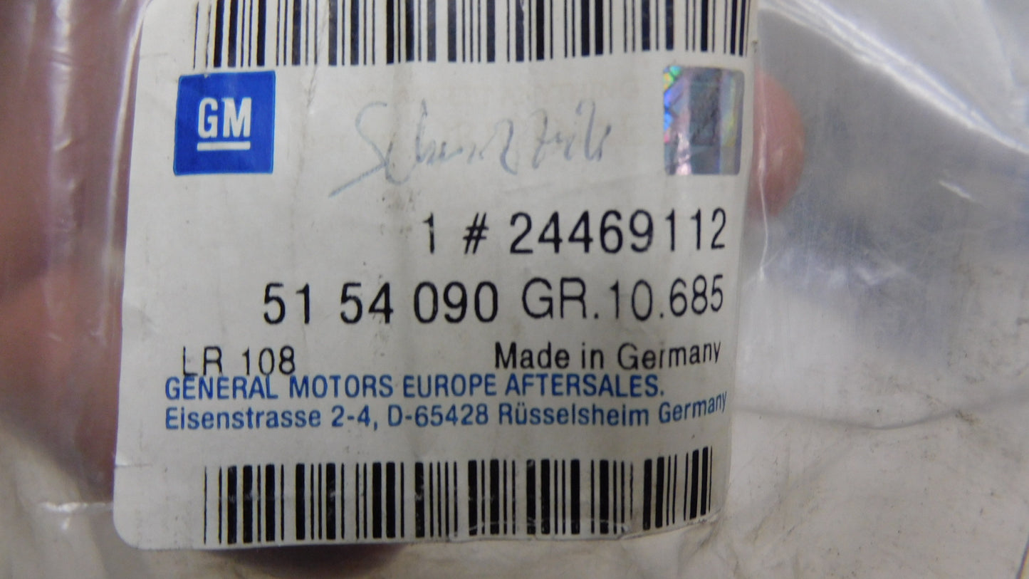 Schachtabdichtung chrom aussen vorne rechts 5154090 24469112 Opel Astra H