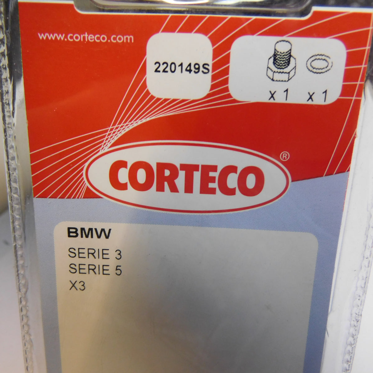 Ölablassschraube M 12 x 1,50 x 16 mit Dichtring 220149S Corteco BMW Serie 3 5 X3