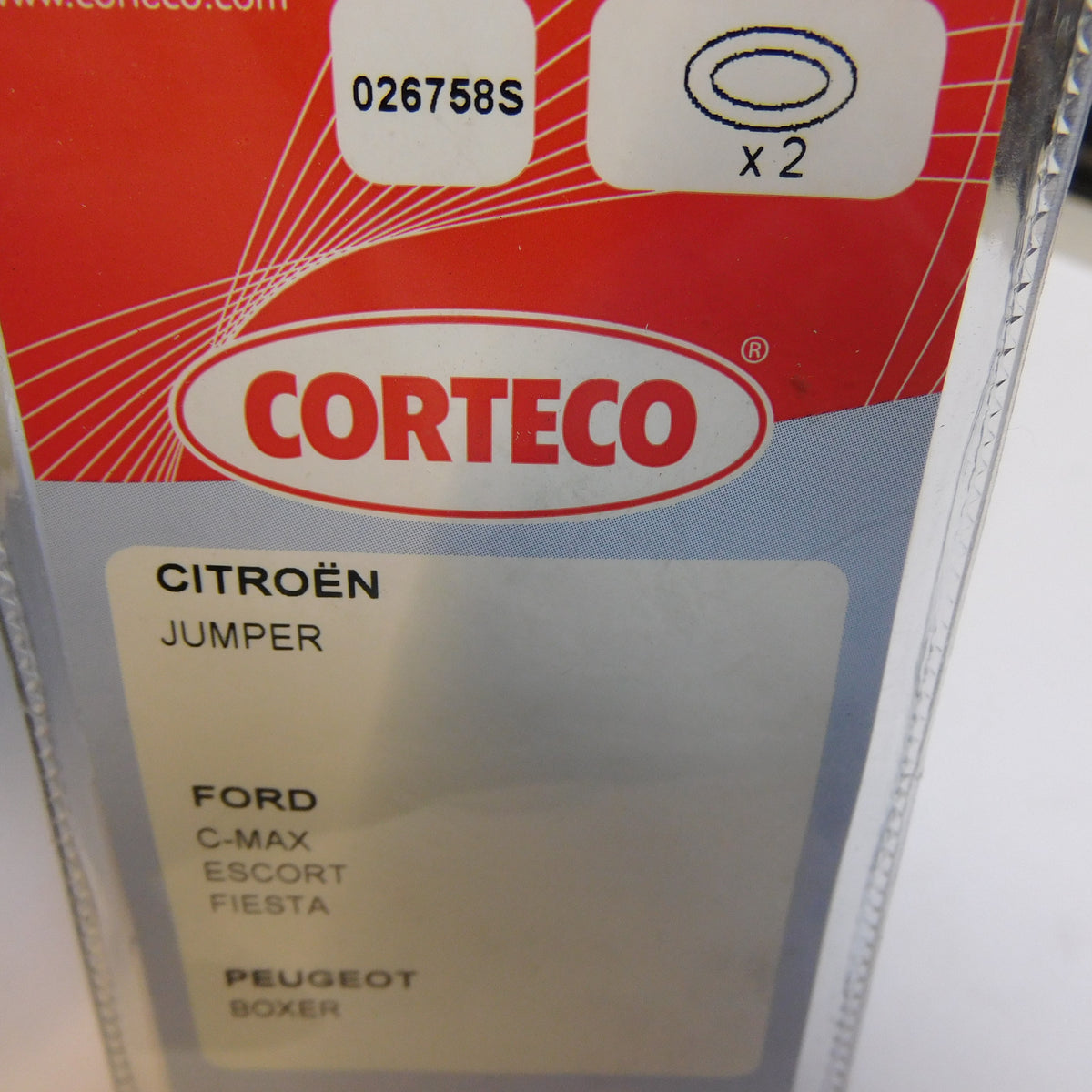 Ölablaßschraube Dichtung Gummi 13x23x3 026758S Corteco Citroen Jumper Ford Peugeot Boxer