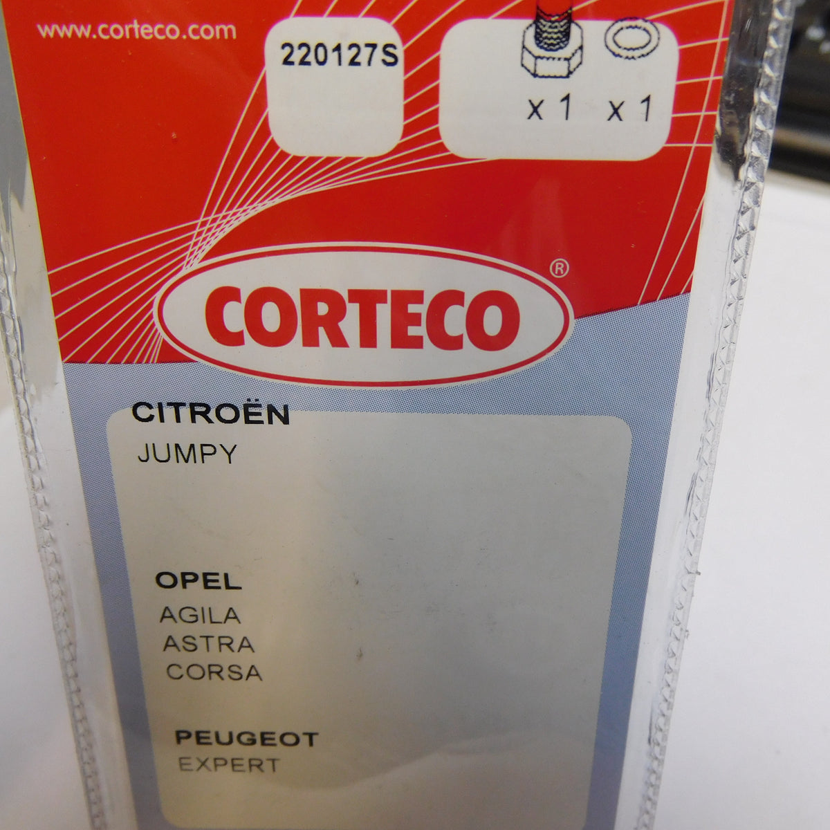 Ölablassschraube M22x1,5x13 Schlüsselweite 12 mm 220127S Corteco Citroen Jumpy Opel Peugeot Expert