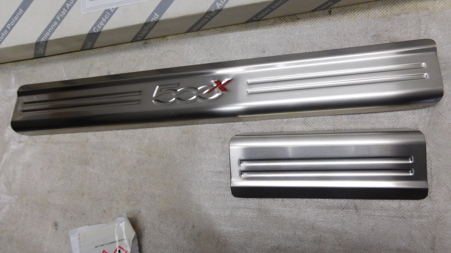 Einstiegsleisten Türschwellerleisten Edelstahl Satz 0059270020 Fiat 500X 500 X Abarth