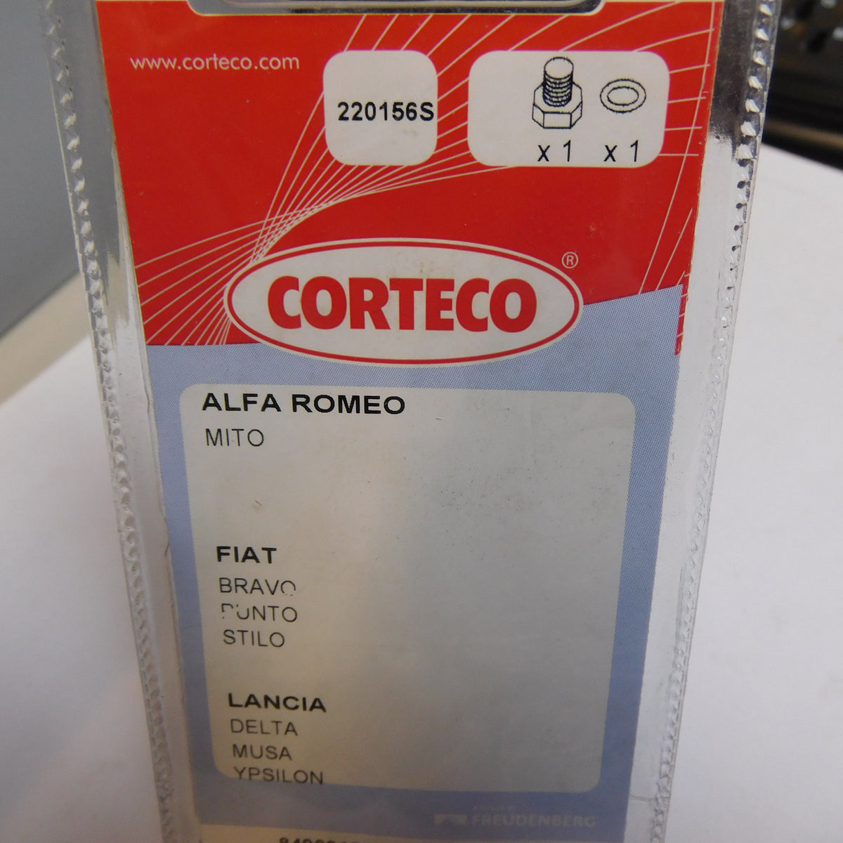 Ölablassschraube M 12 x1,25 x 13 mit Dichtring 220156S Corteco Alfa Romeo Mito Fiat Lancia Delta