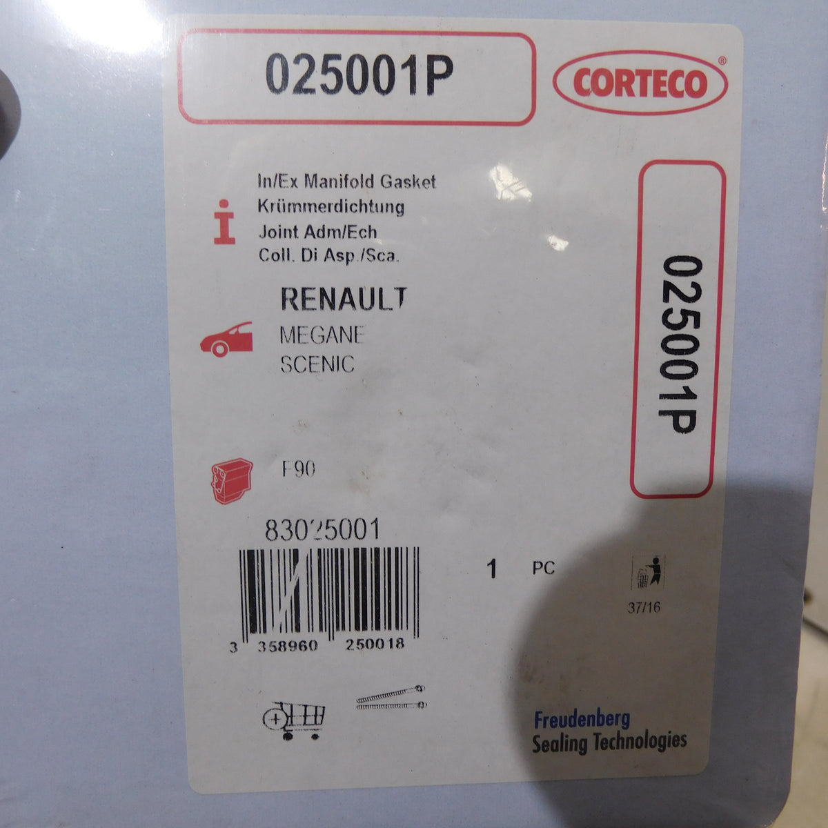 Abgaskrümmerdichtung 025001P Corteco Renault Megane Scenic F90