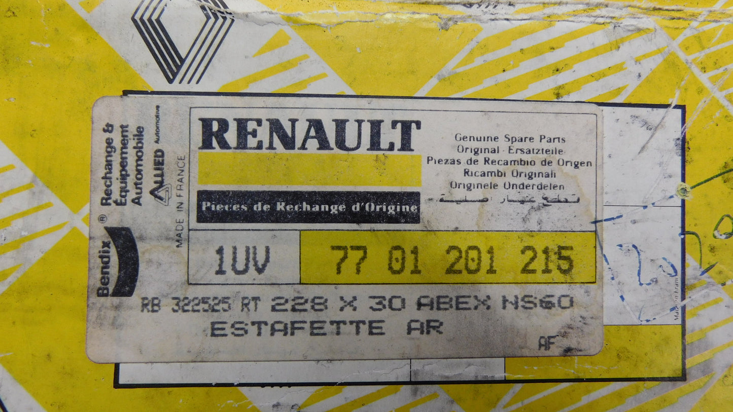 Bremsbackensatz Bremsbacken 7701201215 Renault Estafette Bus Baujahr 03.1962 - 12.1981