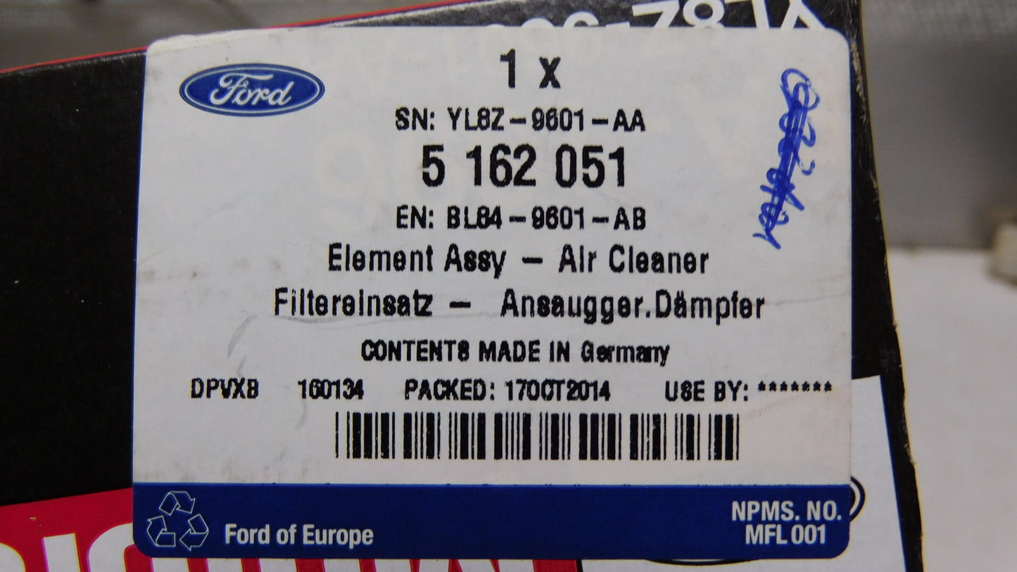 Luftfilter Filtereinsatz 5162051 Ford Maverick Mazda Tribute