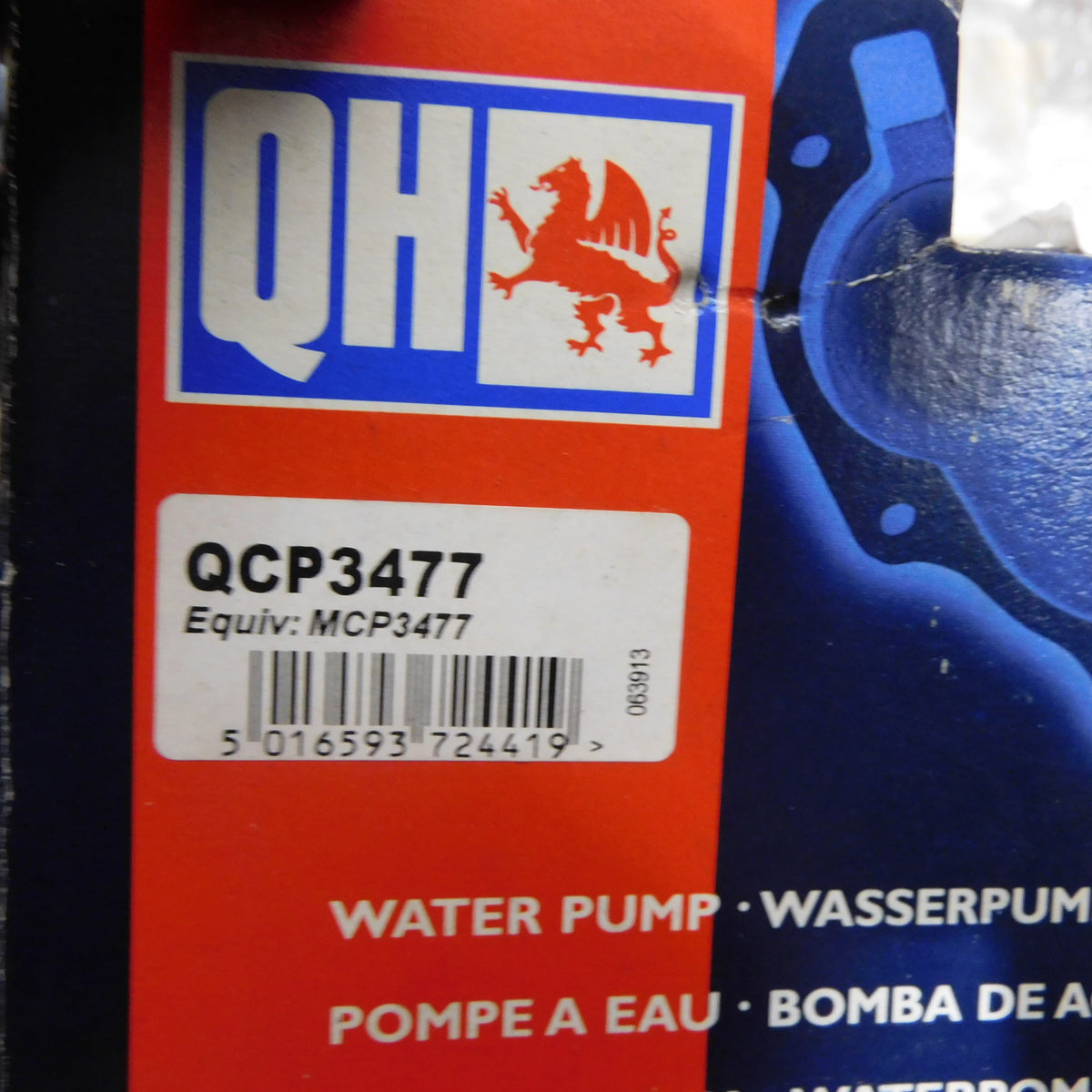 Wasserpumpe Pumpe mit Dichtung QCP3477 QH Audi A6 A8 VW Phaeton Touareg