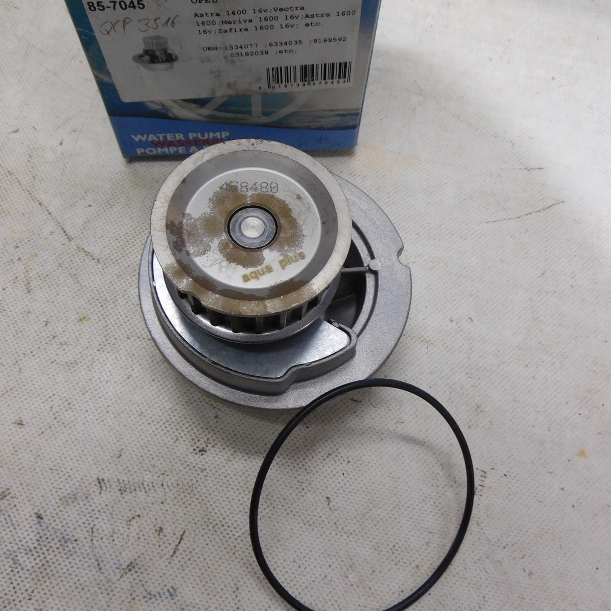 Wasserpumpe Pumpe mit Dichtung 85-7045 Aquaplus Opel Astra Vectra Meriva Zafira Combo