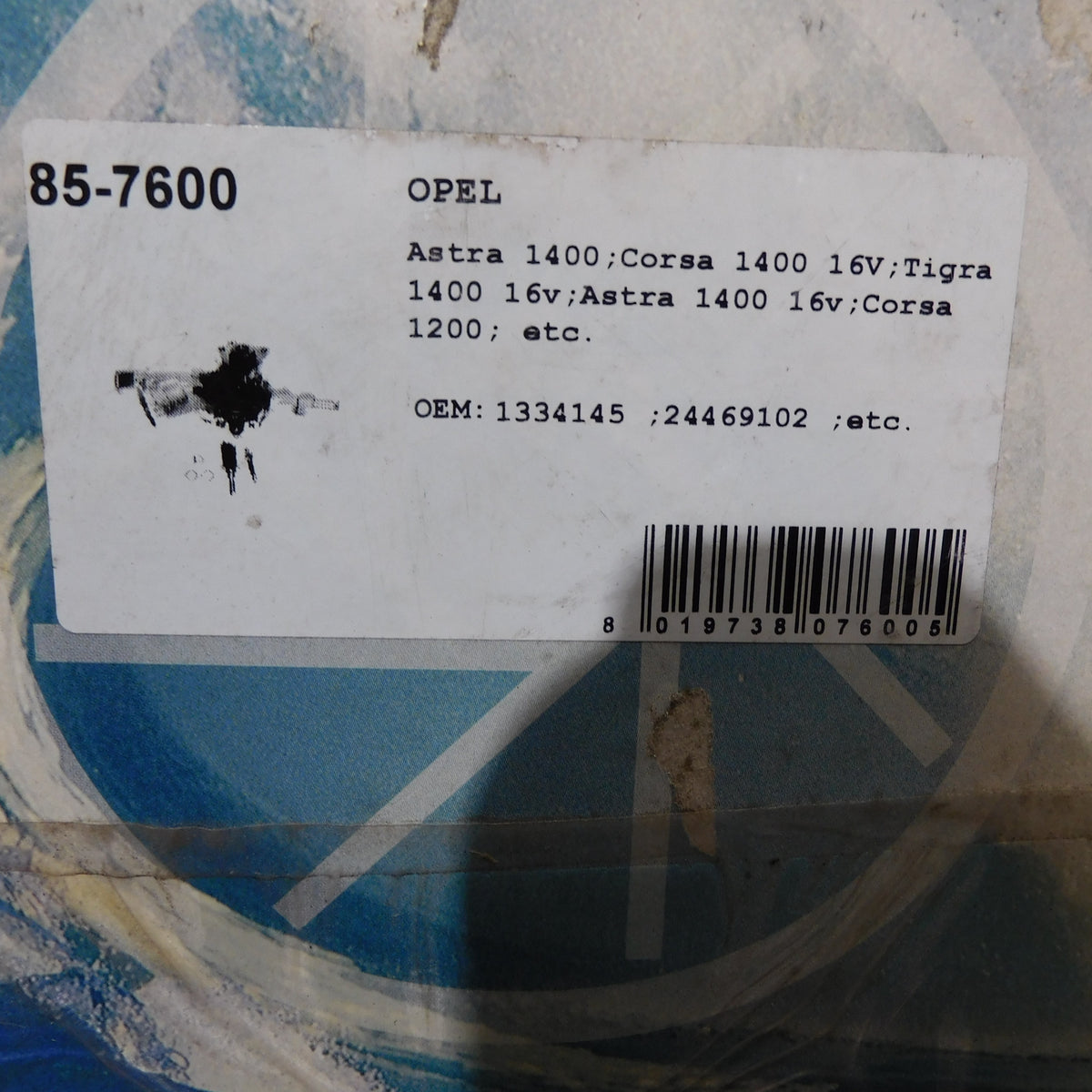 Wasserpumpe Pumpe mit Dichtung 85-7600  Aquaplus Opel Astra Corsa Tigra Agila Meriva