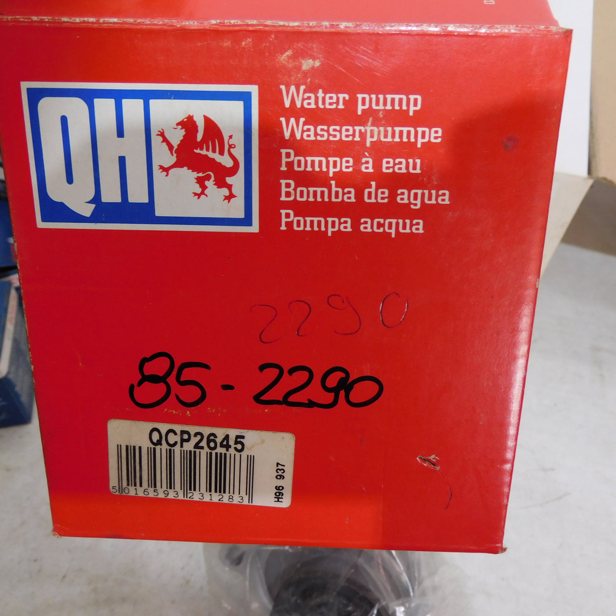 Wasserpumpe Pumpe mit Dichtung QCP2645 QH Audi 90 100 200 Coupe